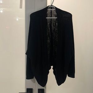 Black knitted sweater